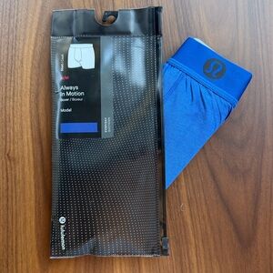 Mens M lululemon Always in Motion Blue Boxer Brief, 5”
